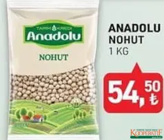TARIM KREDİ ANADOLU NOHUT 1 KG TARIM KREDİ ANADOLU NOHUT 1 KG